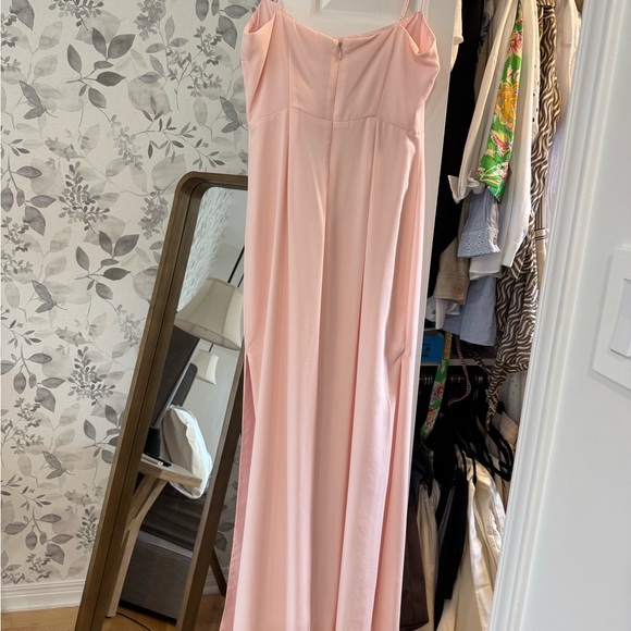 Superdown Pink Ruched Maxi Dress - Picture 2 of 4